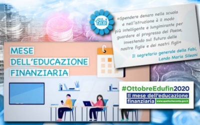 “LA FABI FA SCUOLA”, AL VIA LA TERZA CAMPAGNA FABI PER L’EDUCAZIONE FINANZIARIA